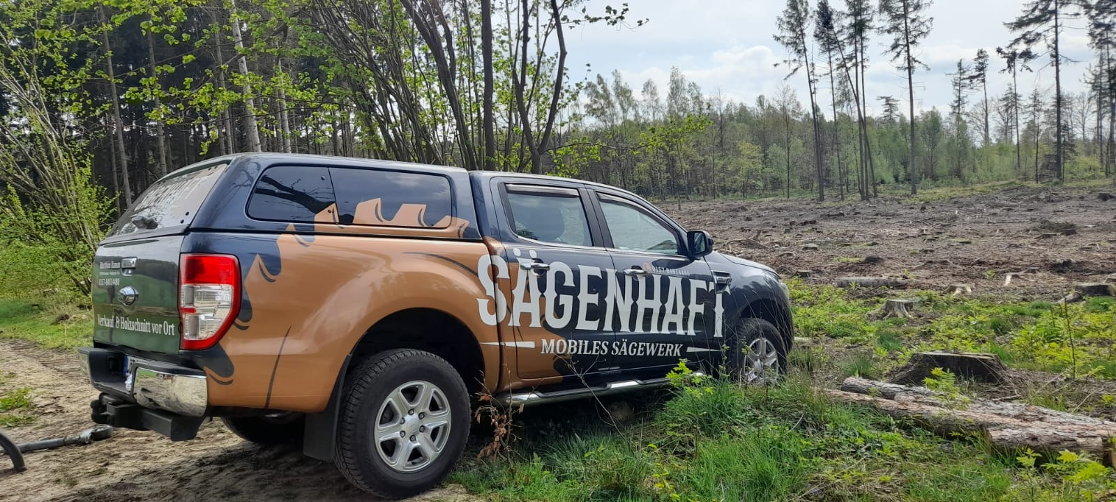 Mobiles Sägewerk Fahrzeug