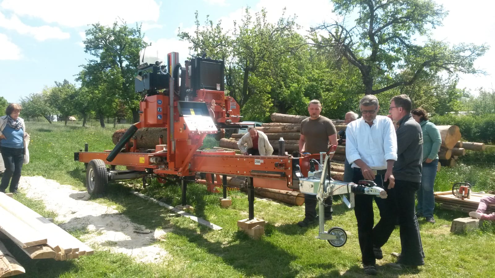 Sägewerk im Einsatz